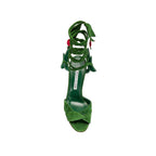 Manolo Blahnik Ossie 105 Wrap Sandals - Green - Femme