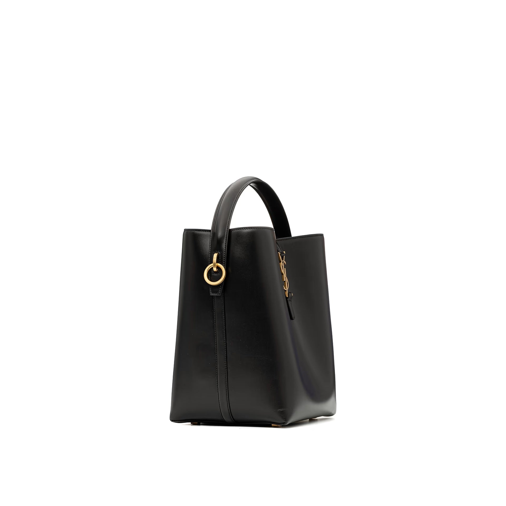 Saint Laurent - Le 37 Small Leather Bucket Bag - Black