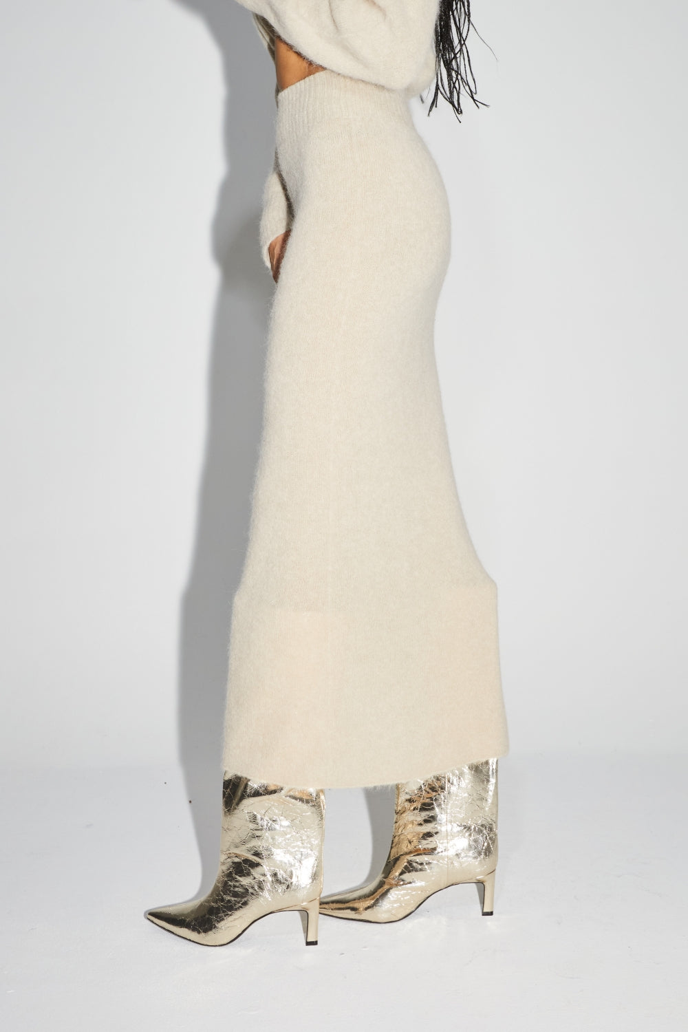 La Jupe Sirène Camille Beige