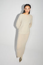 La Jupe Sirène Camille Beige