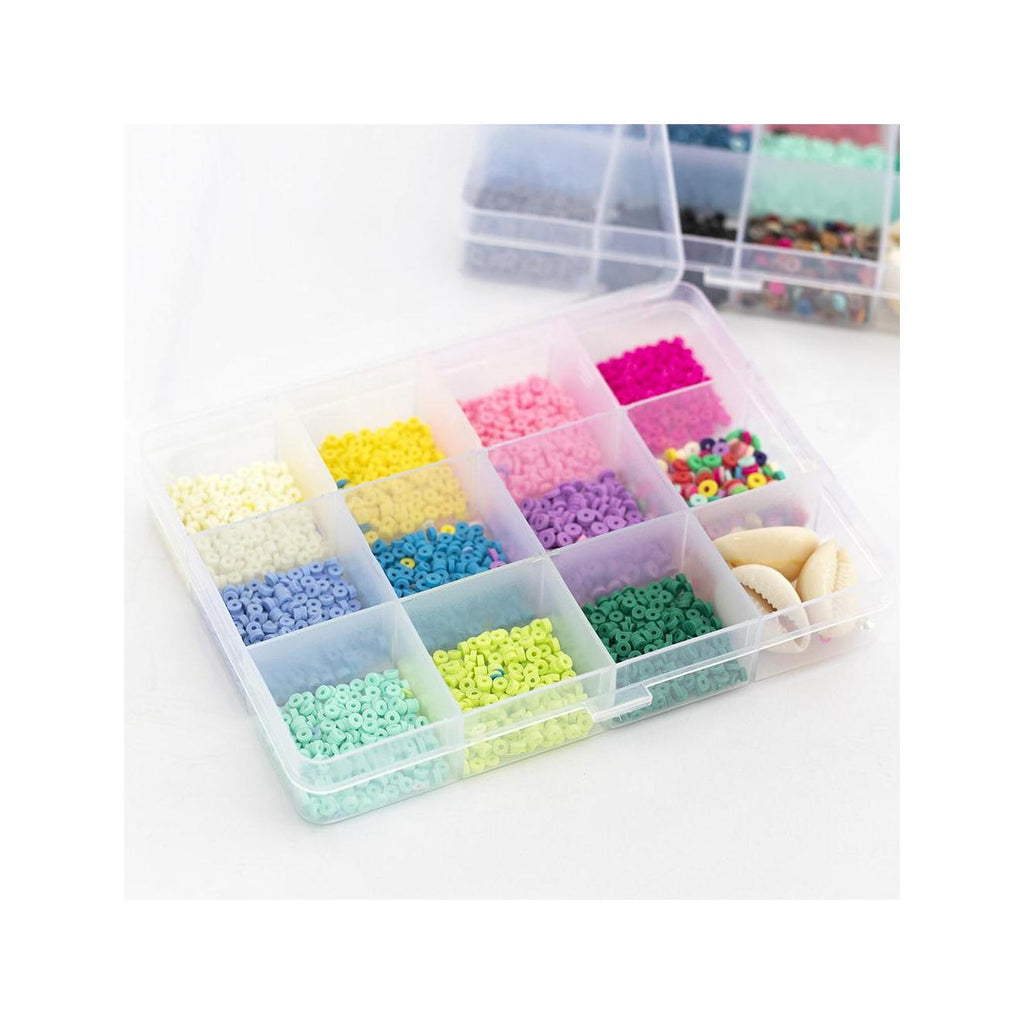Boite De 11 Couleurs Pop De Perles Heishi 3 Mm + Accessoires