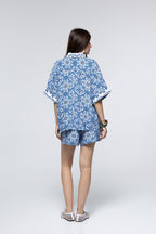 Short Alexia - Blue Tile