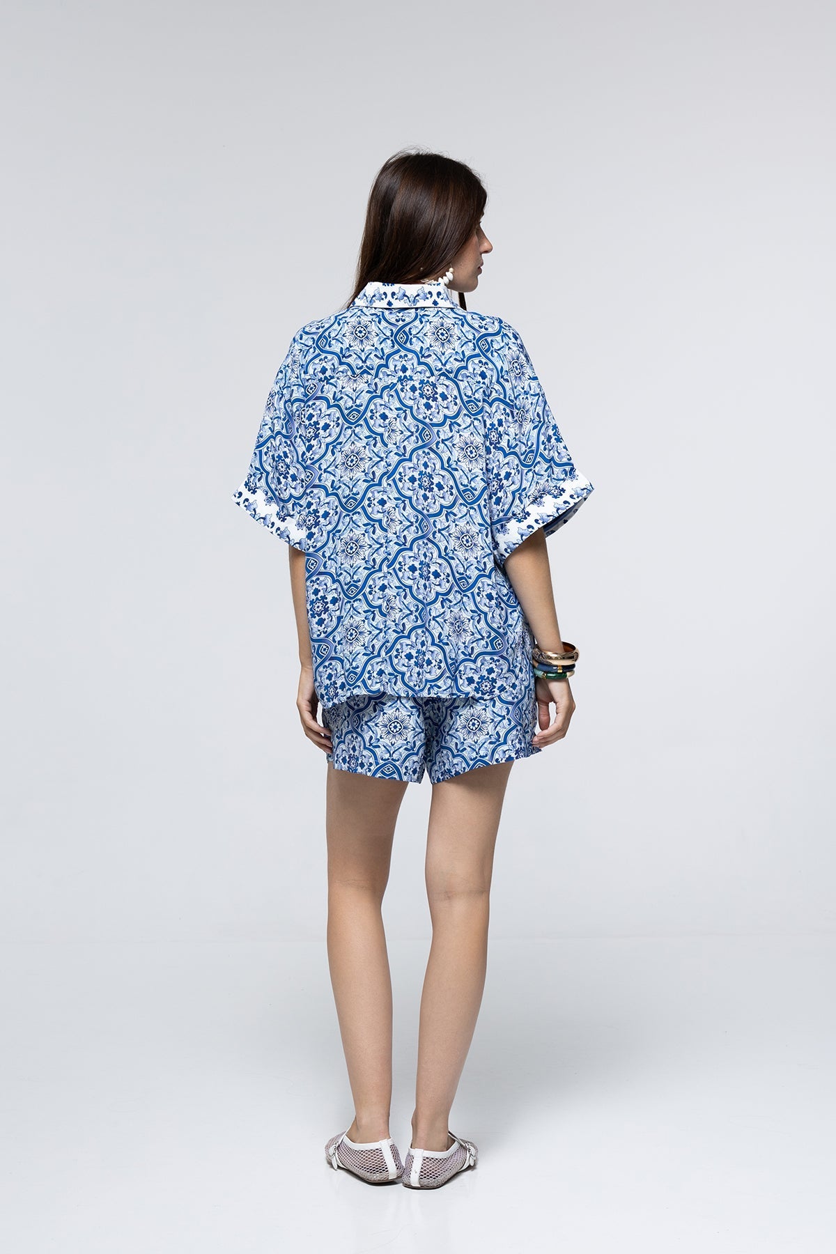 Short Alexia - Blue Tile