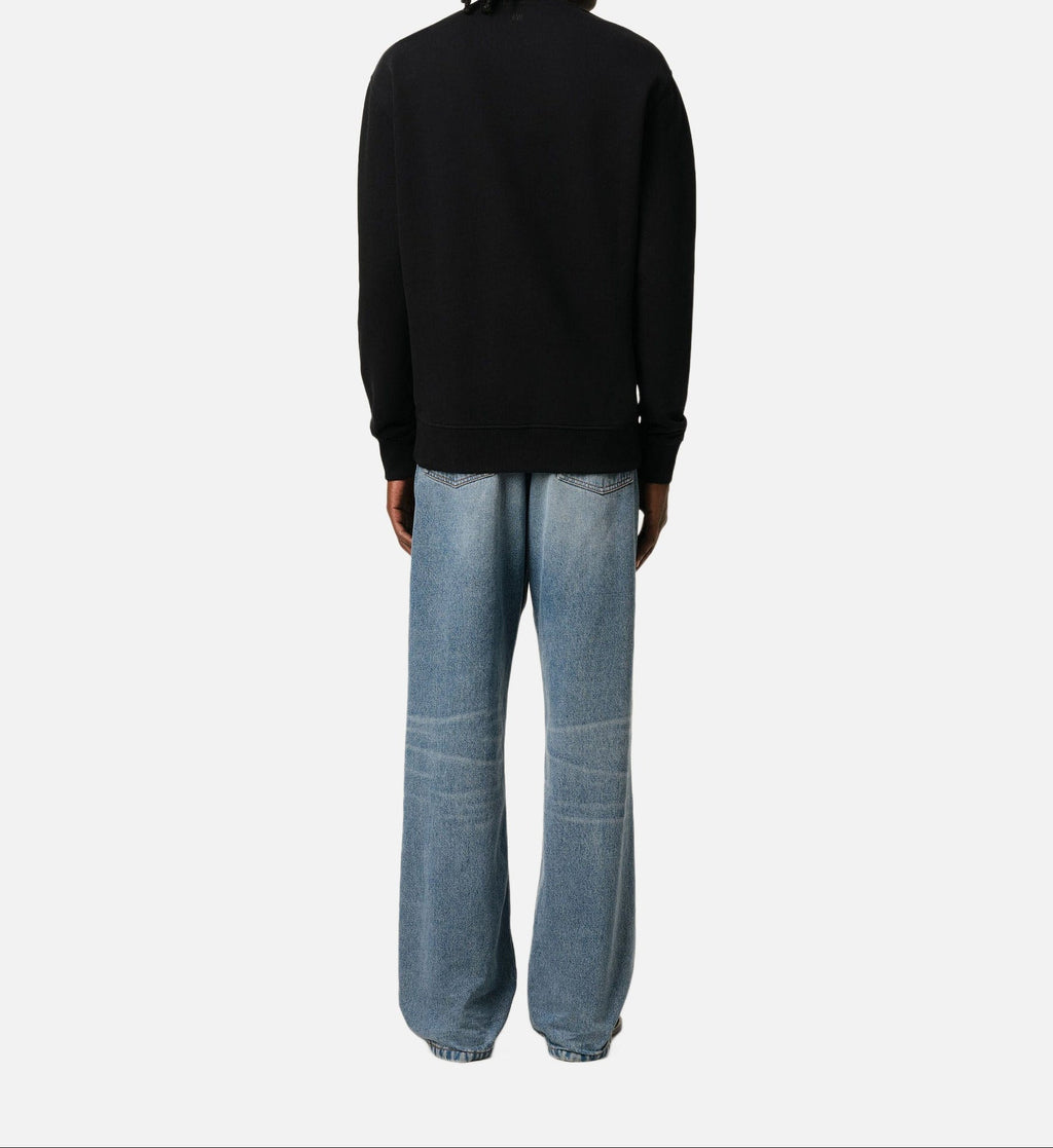 Ami Paris - Sweatshirt Ami De Coeur – Noir Rouge