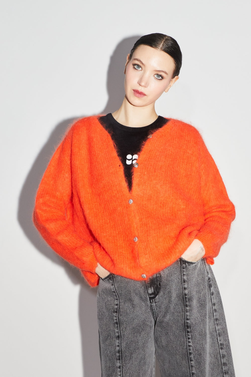 Le Cardigan Angelo Orange