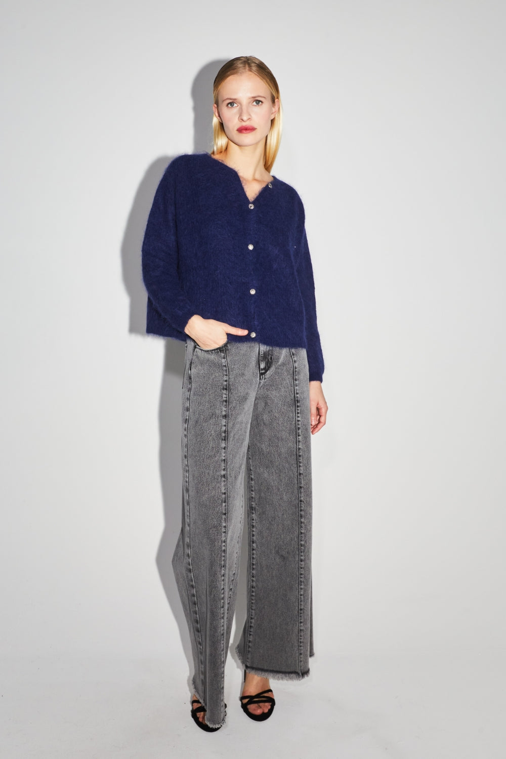 Le Cardigan Angelo Navy