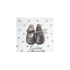 Chaussures Babies Charles Ix Alice À Boucle - Cuir Gris Taupe - Fille
