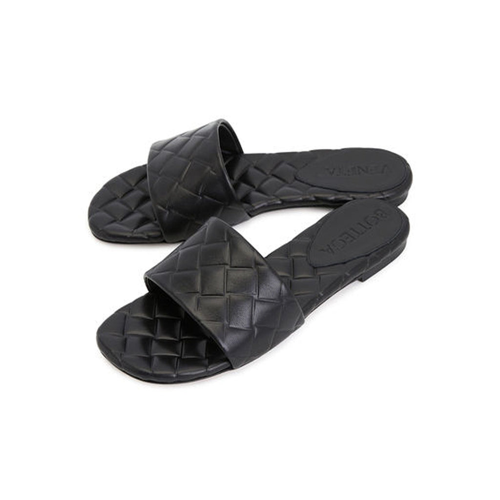 Mules Bottega Veneta Amy Leather - Black - Femme