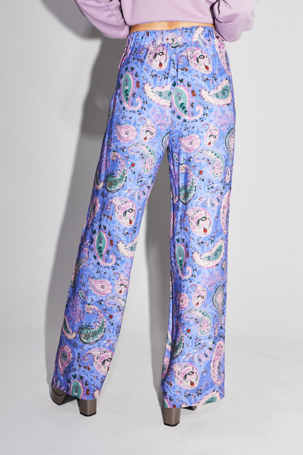 Le Pantalon Aurora Magic Paisley Lavande
