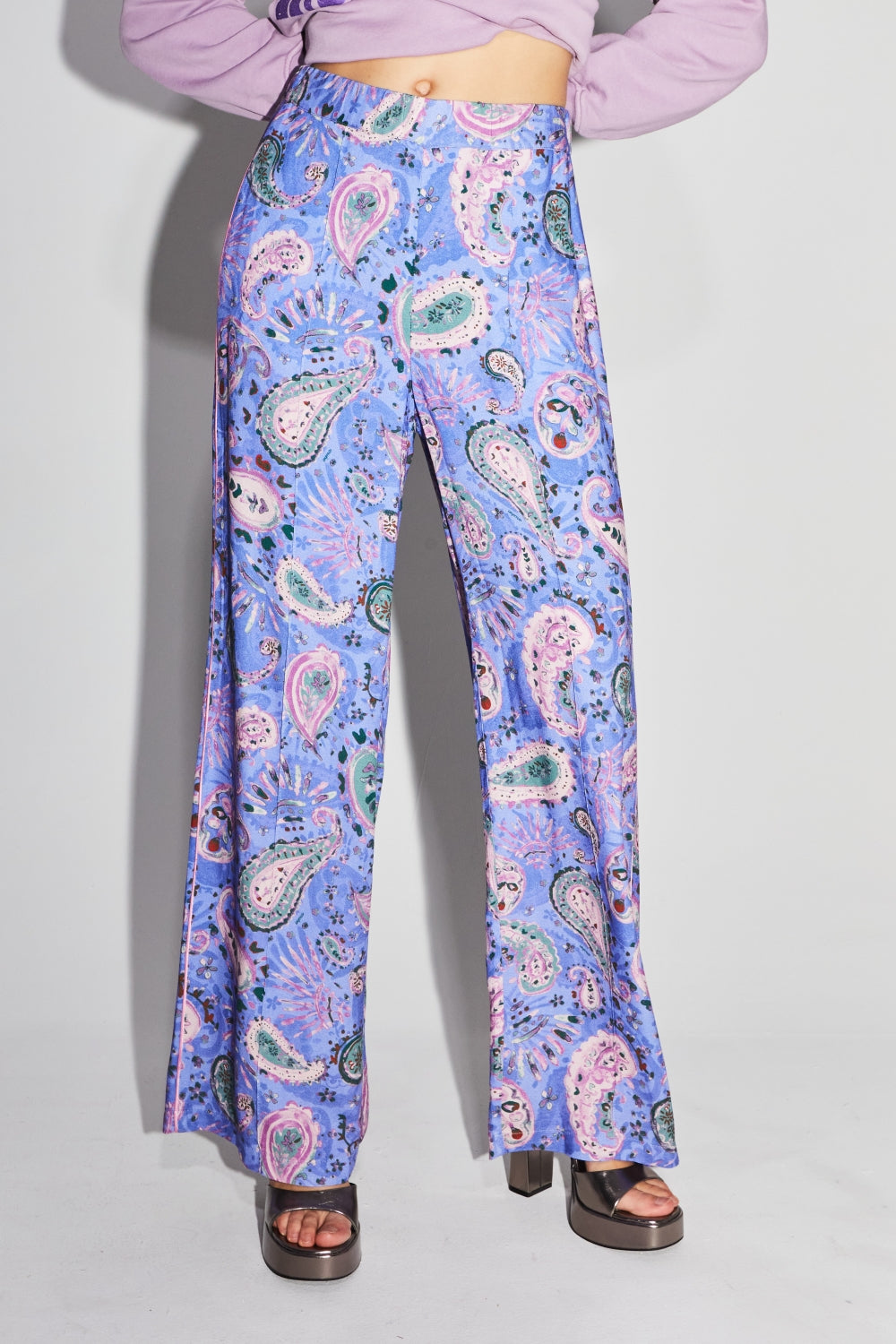 Le Pantalon Aurora Magic Paisley Lavande