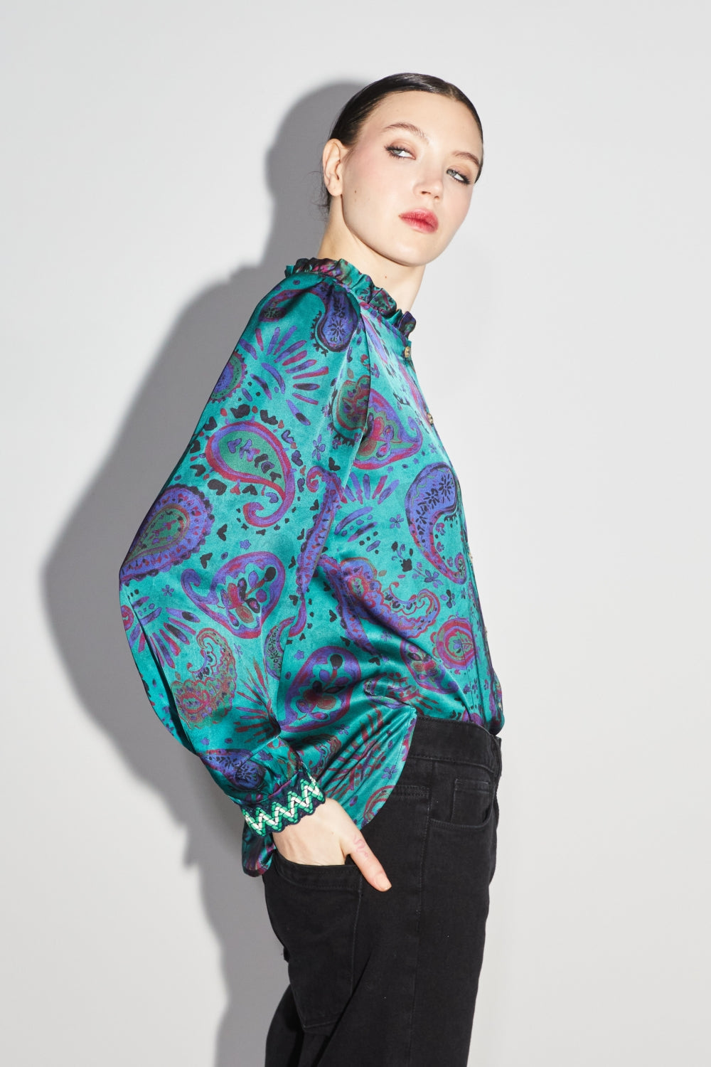La Chemise Darline Magic Paisley Green