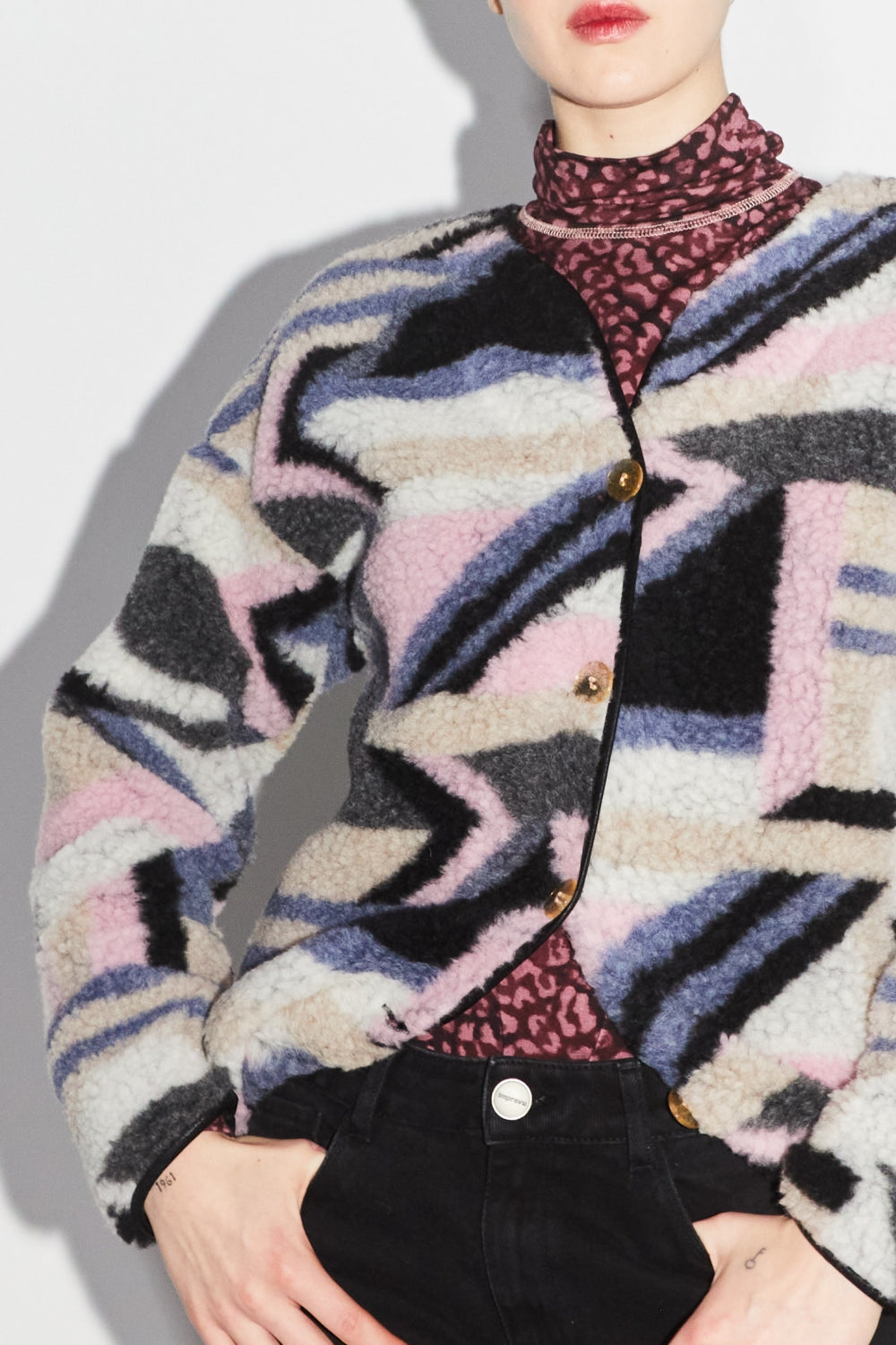 La Veste Léa Teddy Mosaaques