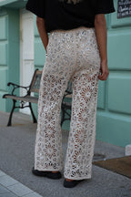 Pantalon Crochet Rosie - Beige