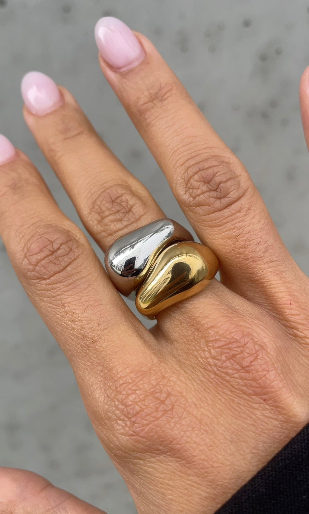 Bague Duo Asymmetric