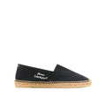 Espadrilles Saint Laurent Canvas Logo - Black - Homme
