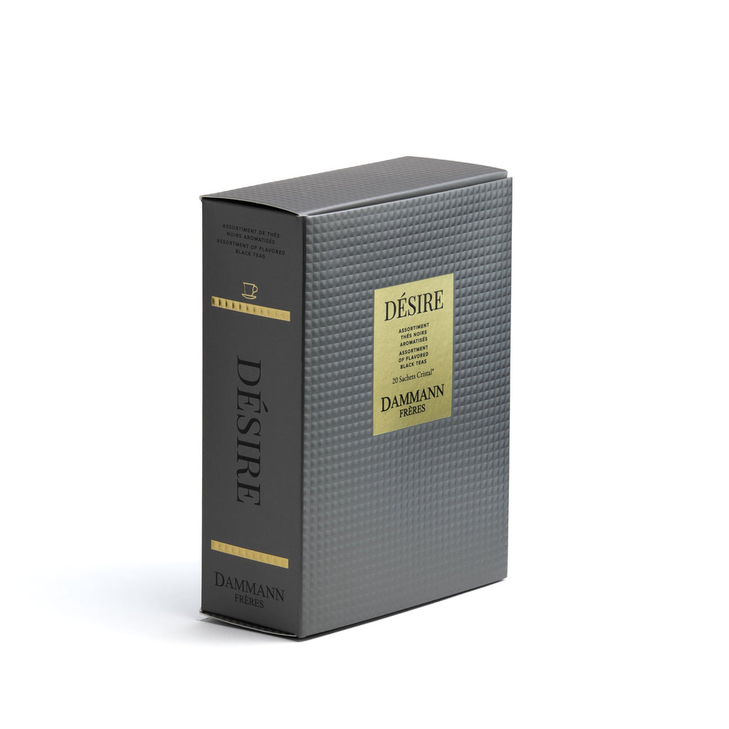 Coffret Desire Thés Noirs Aromatisés - 20 Sachets Suremballés