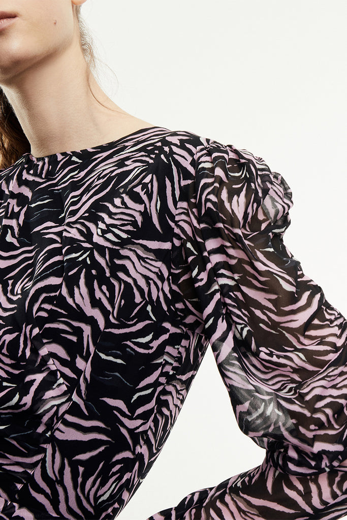 The Kooples - Robe Portefeuille Noir - Femme
