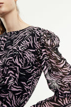 The Kooples - Robe Portefeuille Noir - Femme