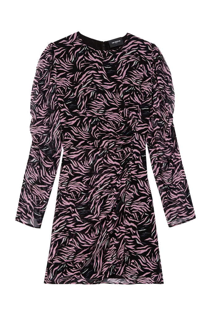 The Kooples - Robe Portefeuille Noir - Femme