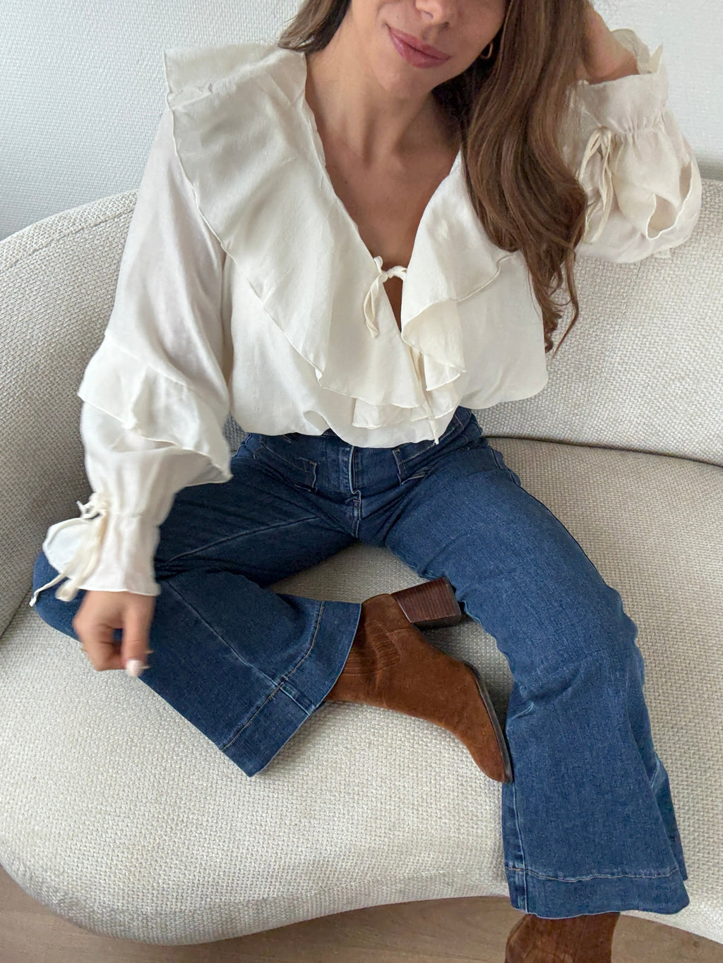 Blouse Iris Écru