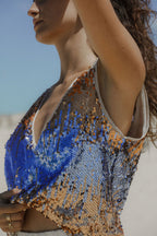 Plume Paris - Top Claudia - Pailettes