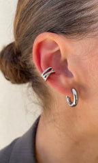 Earcuff Cross Gems