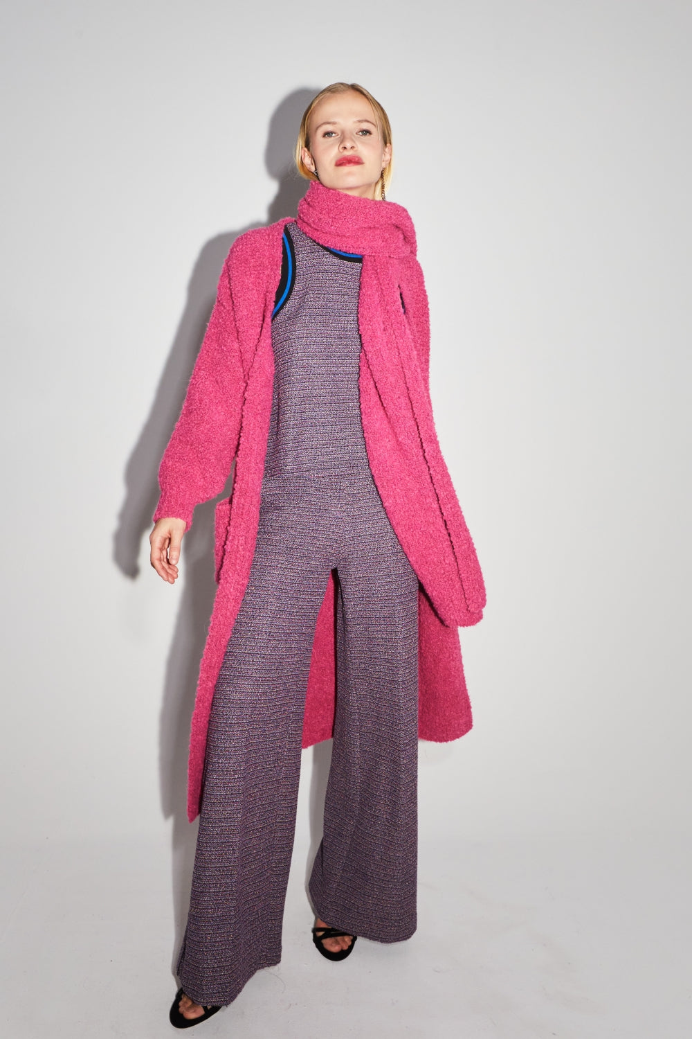 Le Cardigan Esme Bouclettes Rose