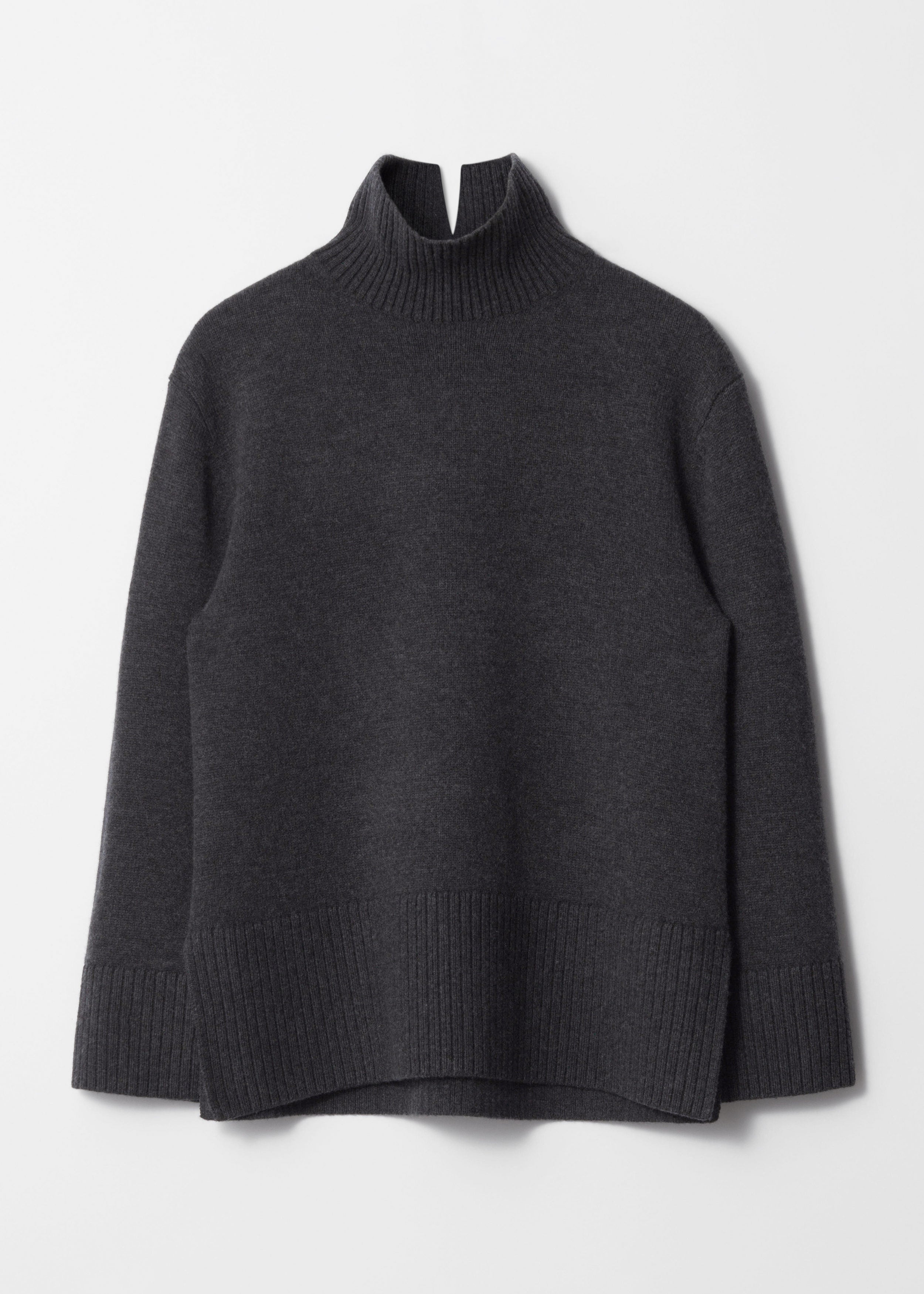 Pull Es Cecilie Col Roulé - Noir