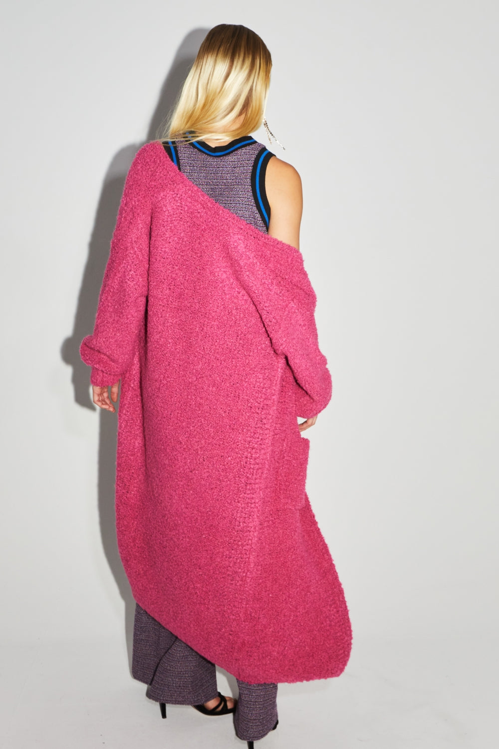Le Cardigan Esme Bouclettes Rose