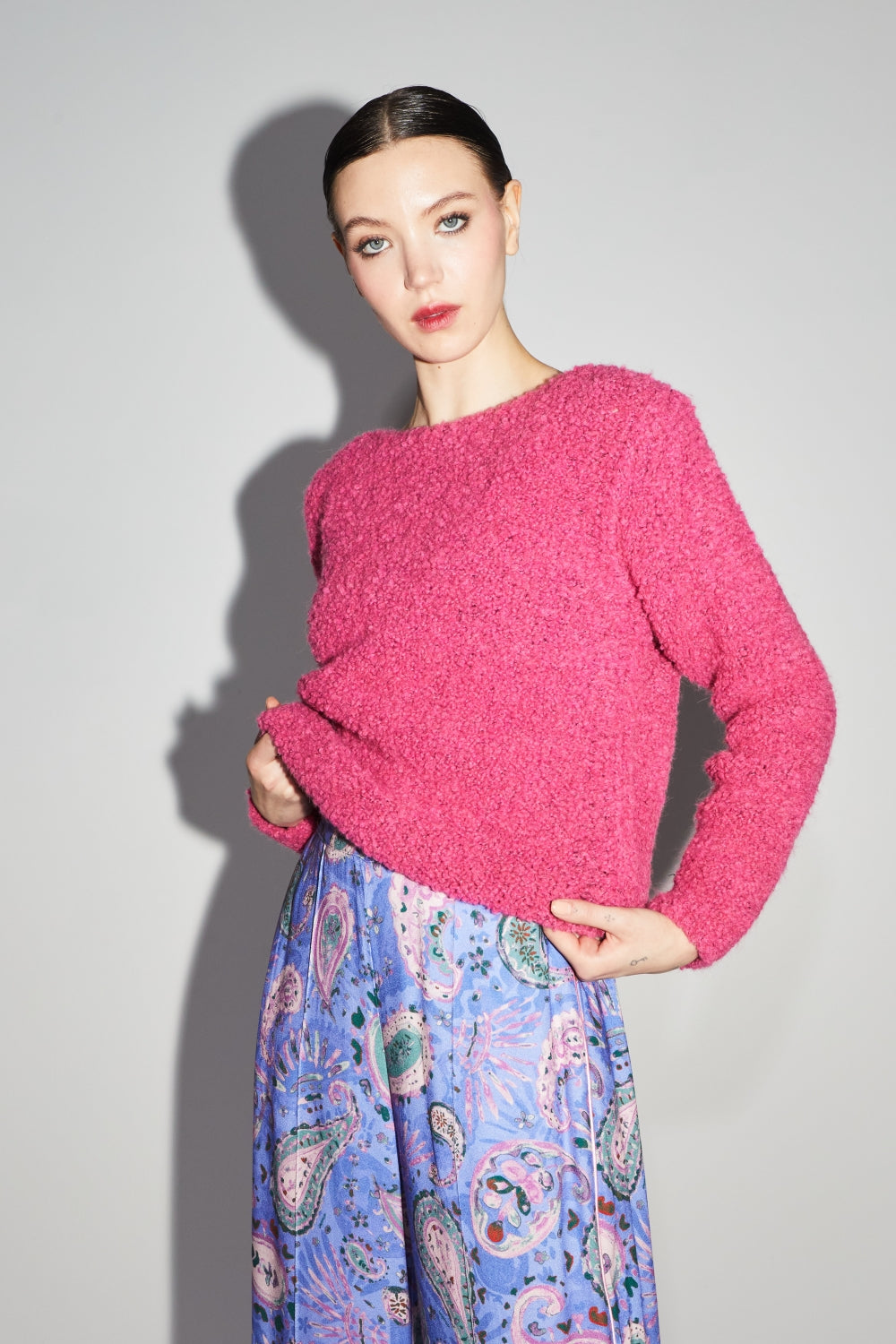 La Maille Gabrielle Bouclettes Rose