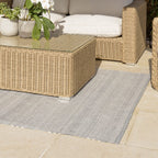 Quentin - Tapis D'Extérieur - Gris/Blanc