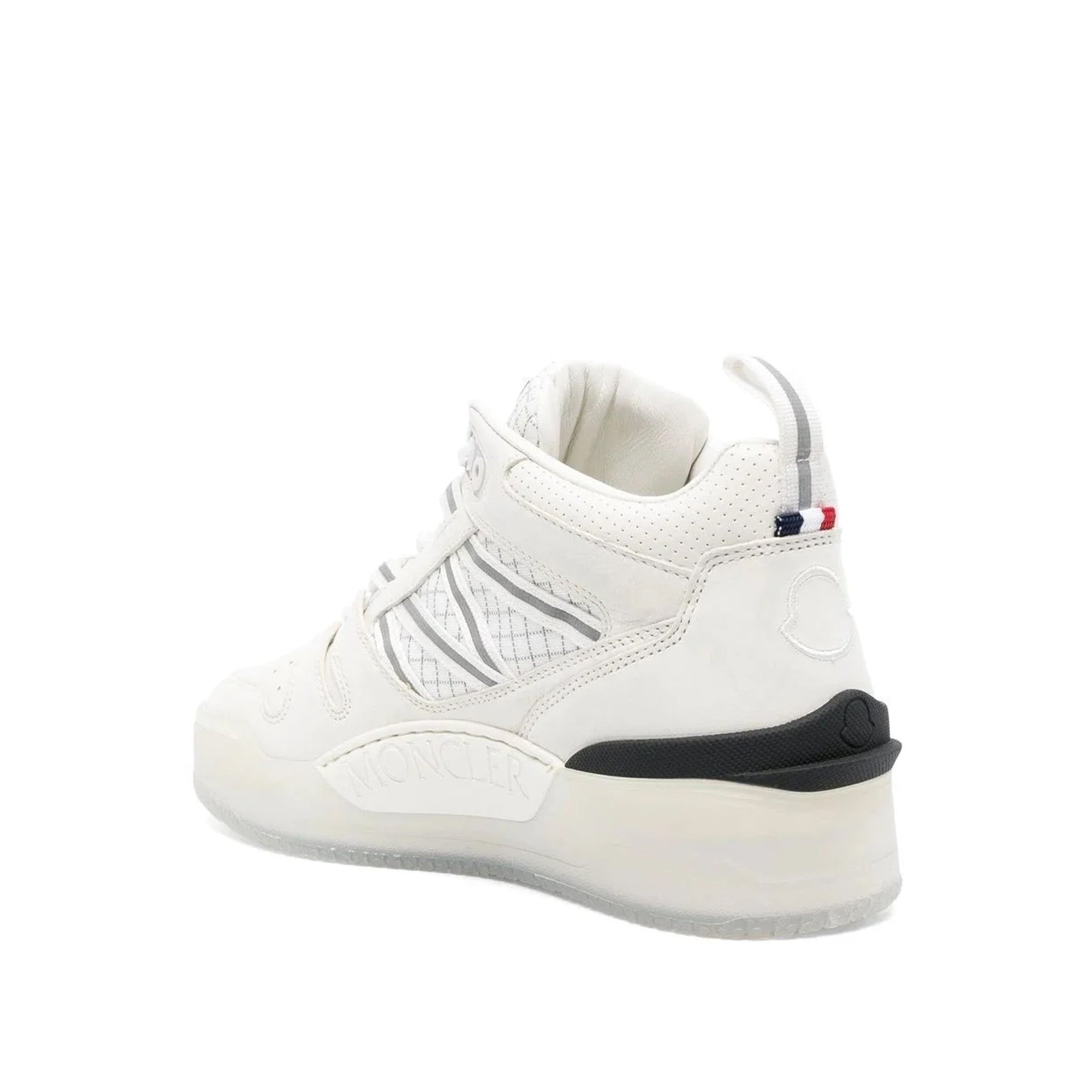 Baskets Moncler Pivot Leather - White - Femme