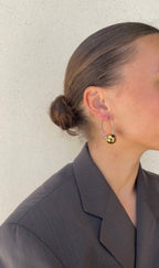 Boucles D'Oreilles Asymmetric Pearl