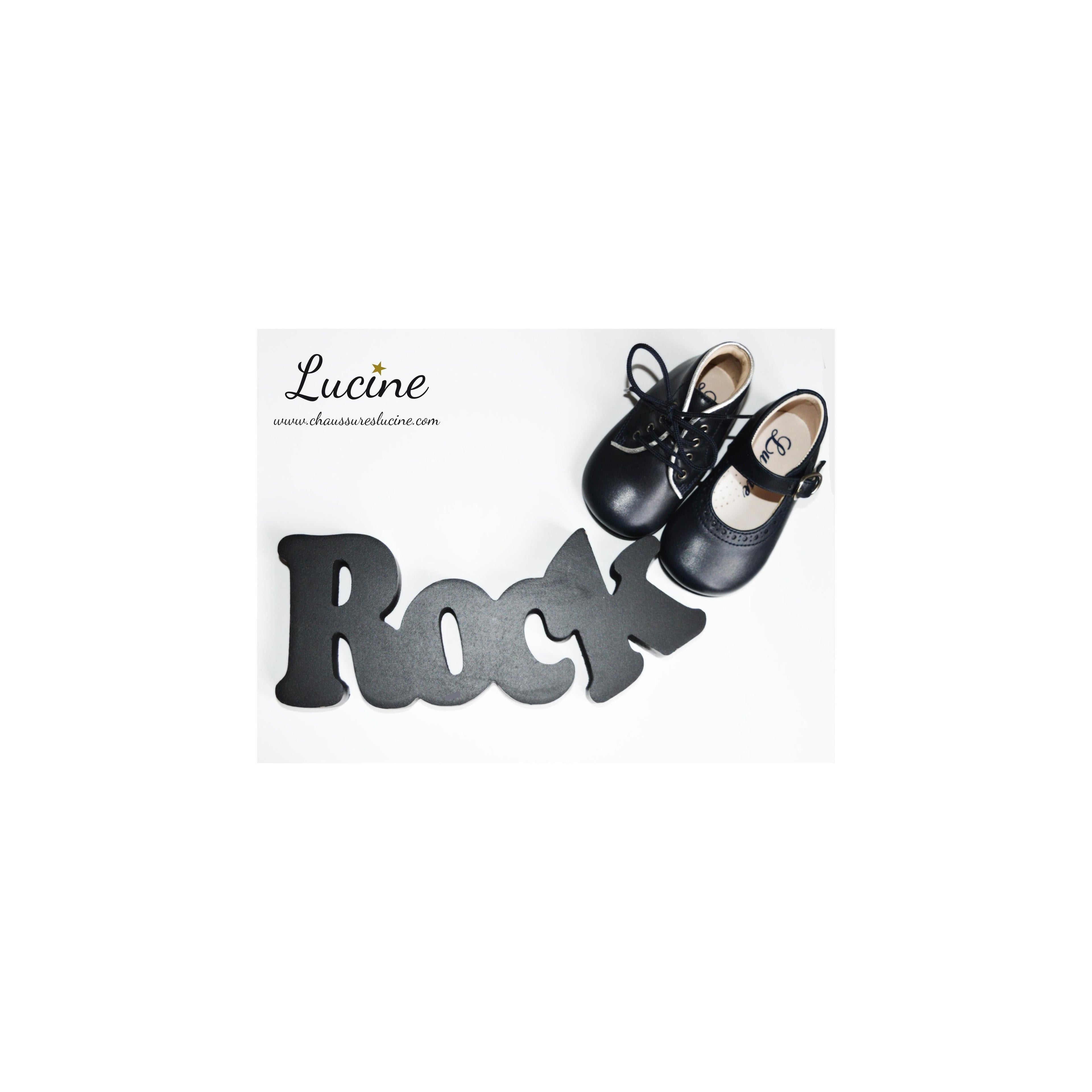 Chaussures Babies Charles Ix Alice À Boucle - Cuir Noir - Fille