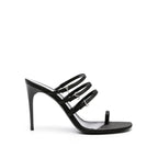 Sandales Saint Laurent Jerry 95 Satin - Black - Femme