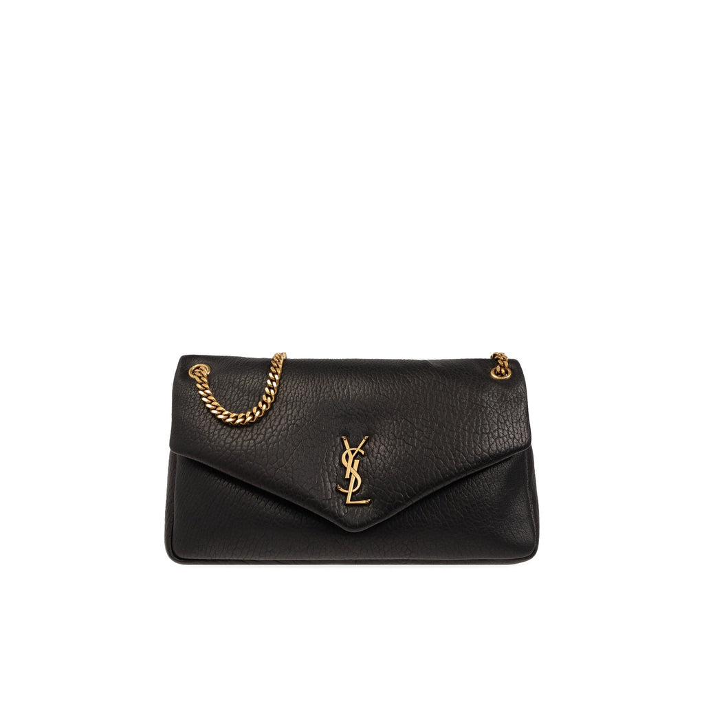 Saint Laurent Calypso Large Shoulder Bag - Black - Femme