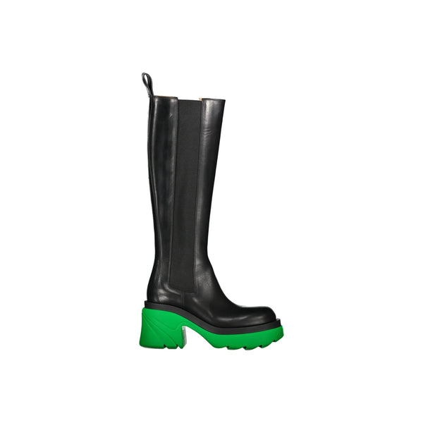 Bottes - Bottega Veneta Flash Leather  - Black