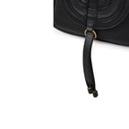 Chloe Leather Marcie Shoulder Bag - Black - Femme