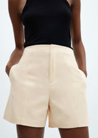 Short Droit Taille Haute