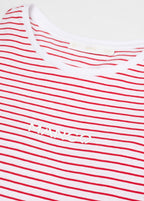T-Shirt Rayures Logo