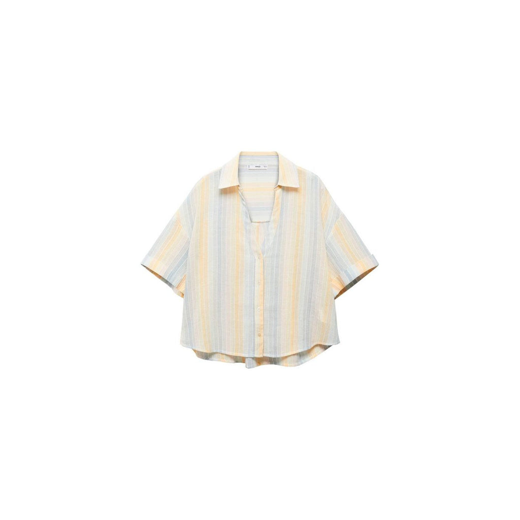 Chemise Semi-Transparente Rayures