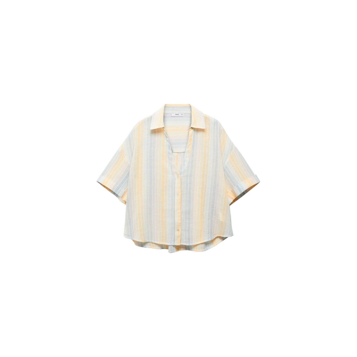 Chemise Semi-Transparente Rayures