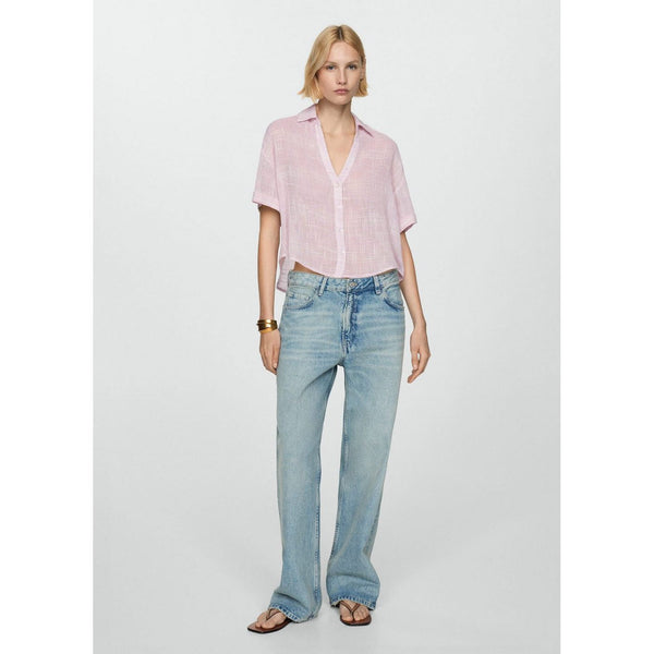 Chemise Semi-Transparente Rayures