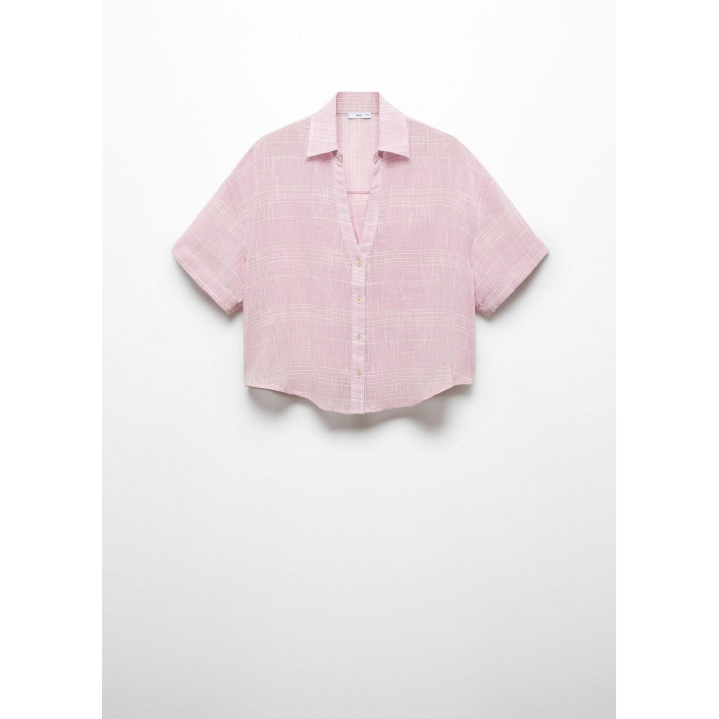 Chemise Semi-Transparente Rayures