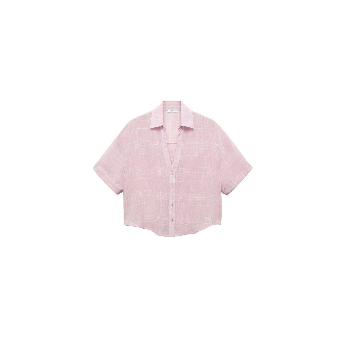 Chemise Semi-Transparente Rayures