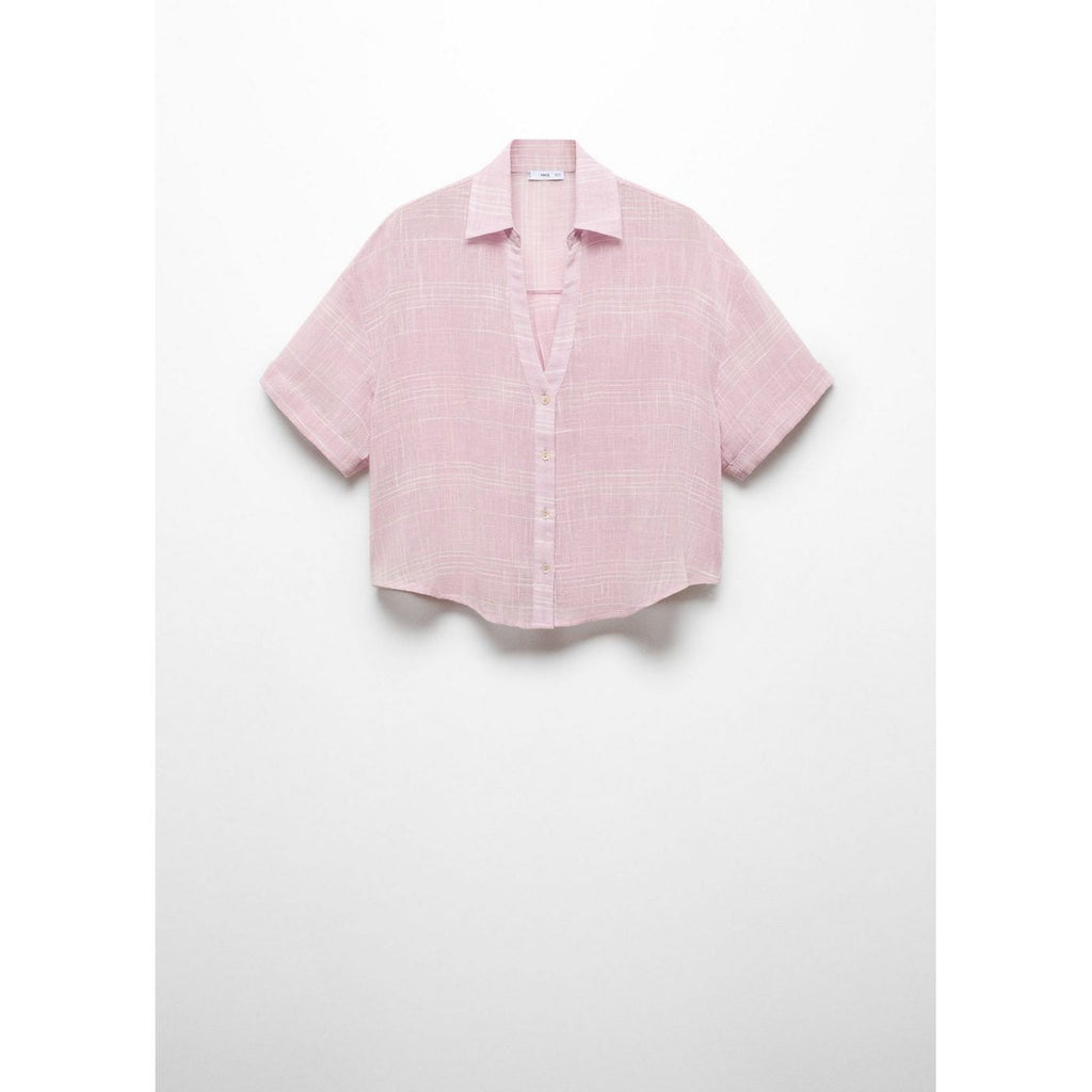 Chemise Semi-Transparente Rayures