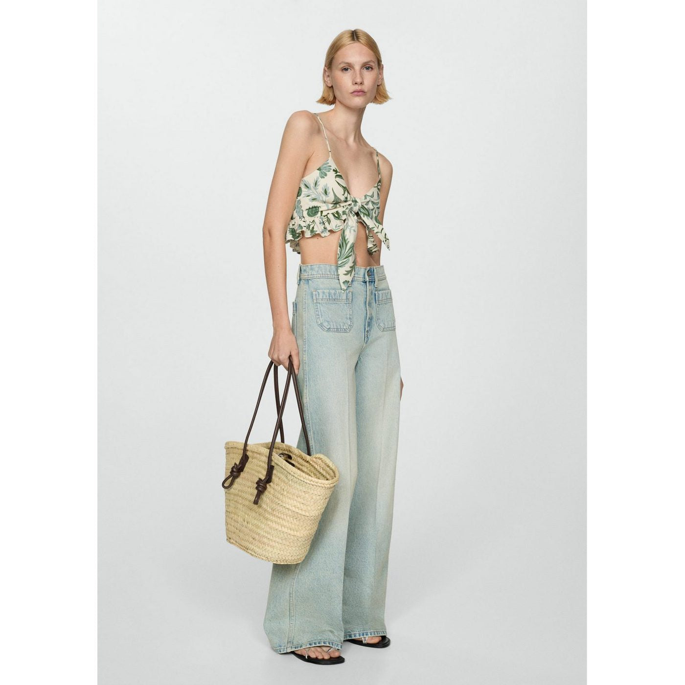 Crop Top Imprimé