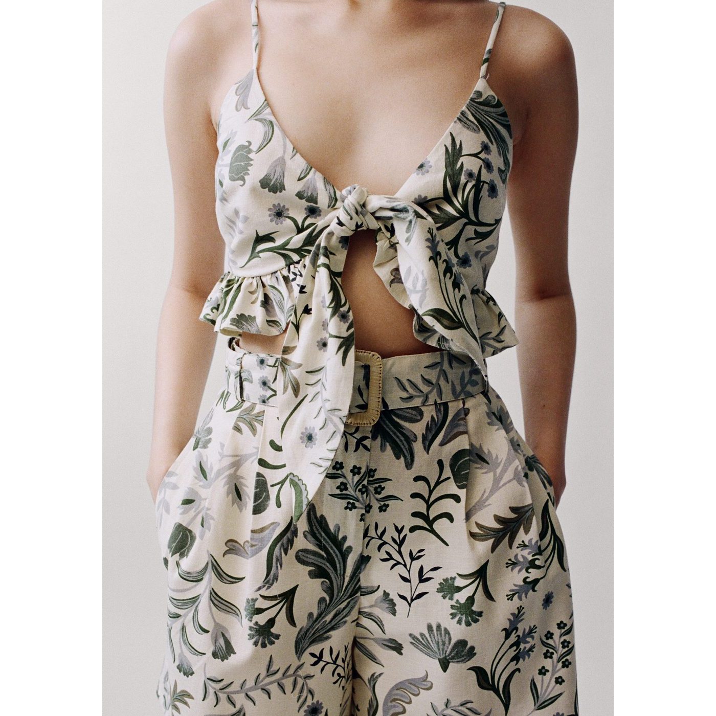 Crop Top Imprimé