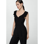 Combi-Pantalon Ceinture Pompons