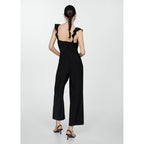 Combi-Pantalon Ceinture Pompons